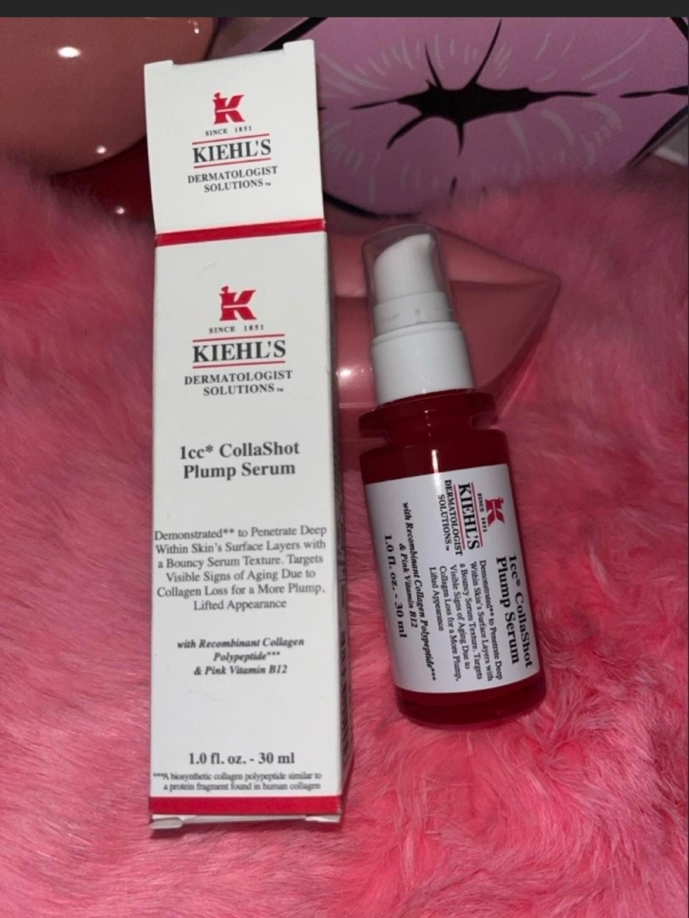 Kiehl's CollaShot Plump Serum - Pink